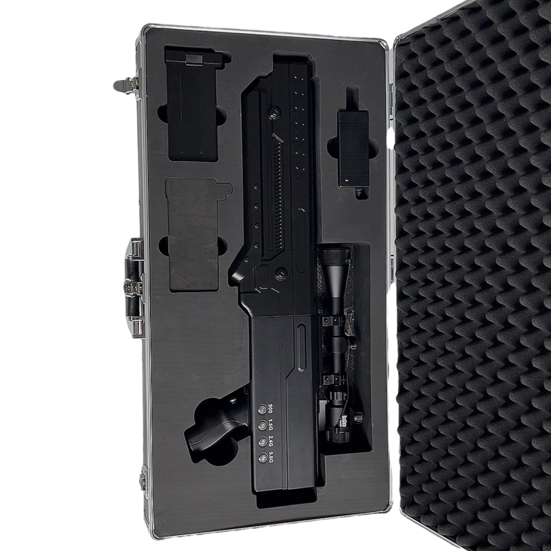  华容手持便携式枪型低空防御反制四通道B型